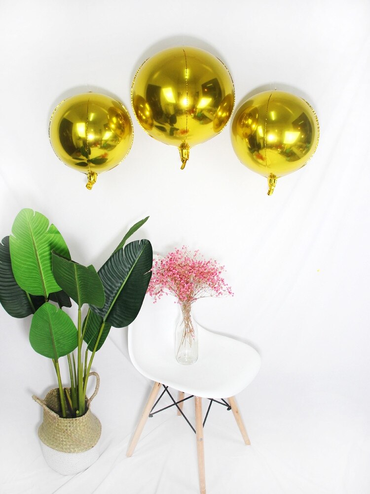 Set of 5 Round Aluminum Foil Balloons Set of 5 Round Aluminum Foil Balloons