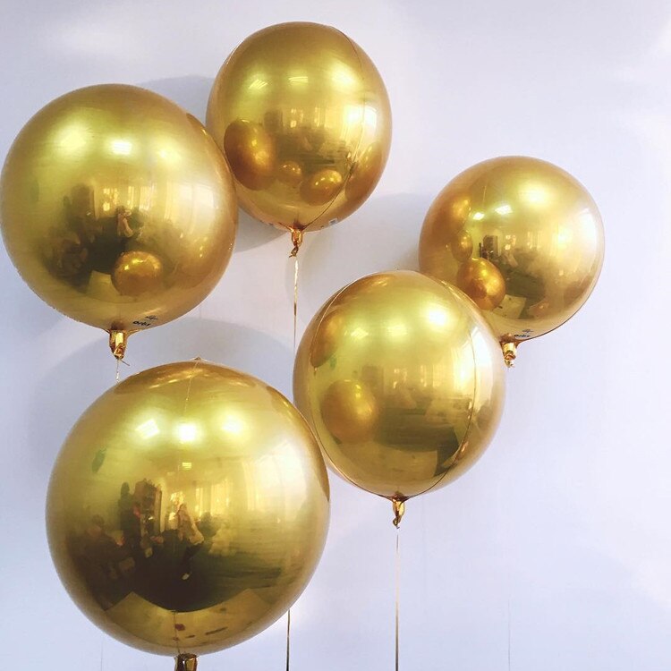 Set of 5 Round Aluminum Foil Balloons Set of 5 Round Aluminum Foil Balloons