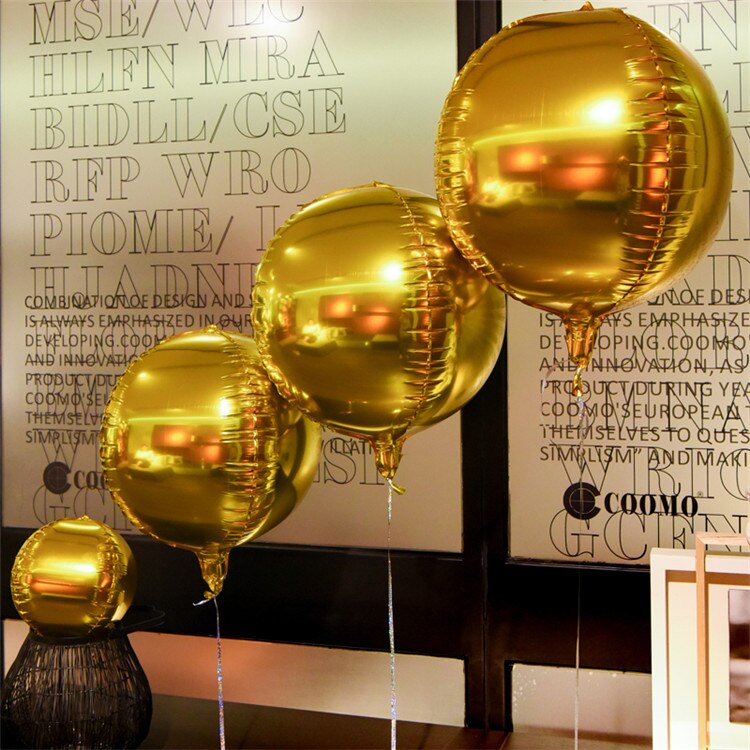 Set of 5 Round Aluminum Foil Balloons Set of 5 Round Aluminum Foil Balloons