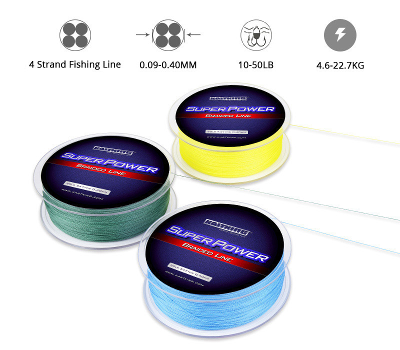 Multicolor Powerful Braided Fishing Line