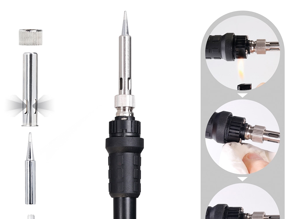 Compact Soldering Kit with Clips
