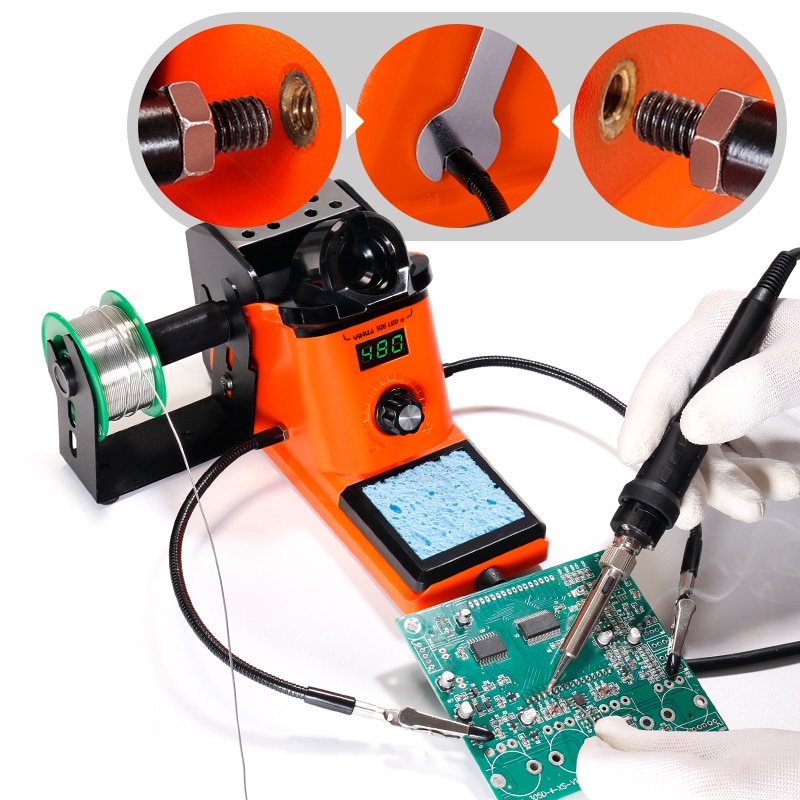 Compact Soldering Kit with Clips